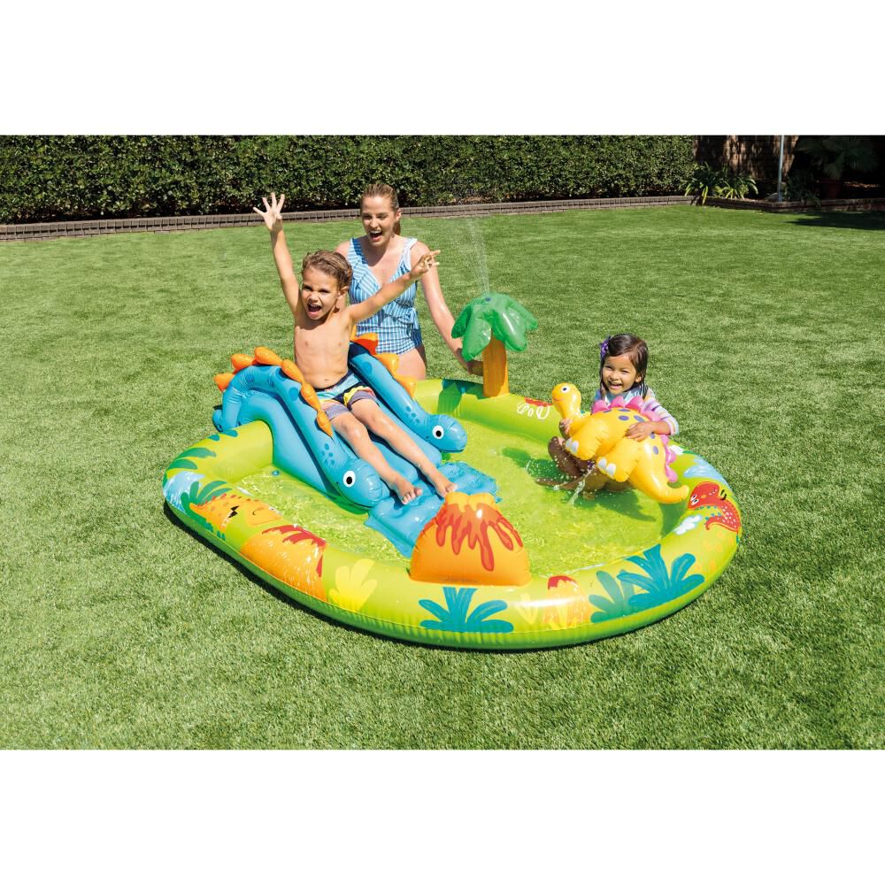 Piscina Ovalada Inflable Dinosaurio Intex 191x152x58 Cm / 143 Litros image number 1.0