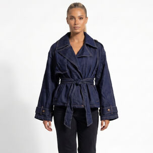Chaqueta Blazer Denim Mujer Oversize Rashel