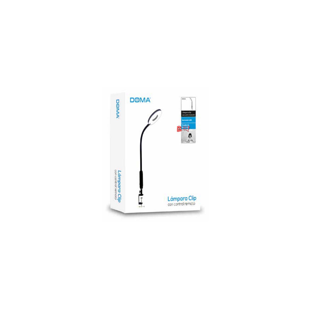 L&aacute;mpara Escritorio Clip Flexible Usb Con Control Remoto - Ps image number 1.0