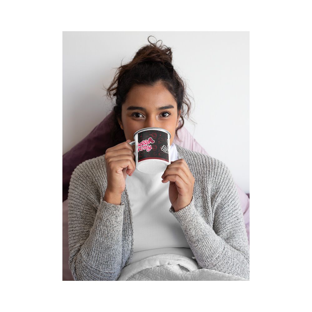 Taza Enlozada Lechera Hello Kitty Demonio image number 2.0