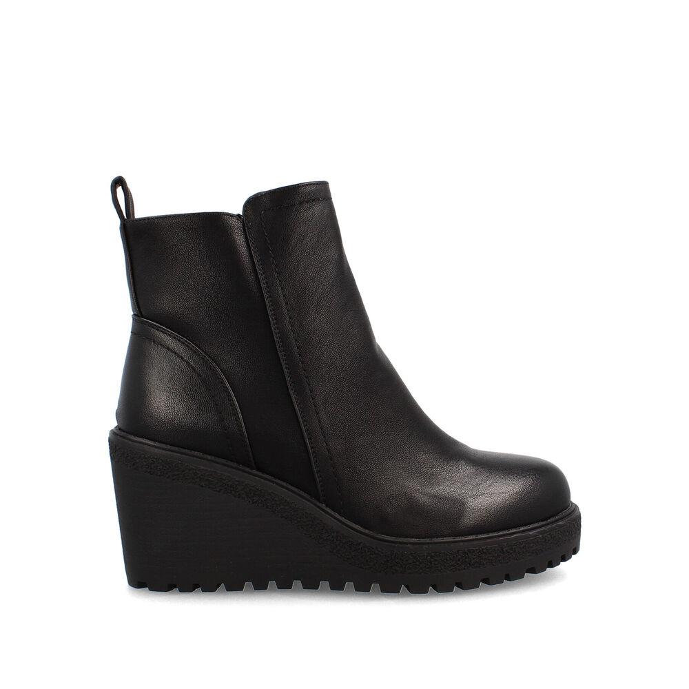 Botín Mujer Bata Valeska Negro image number 0.0