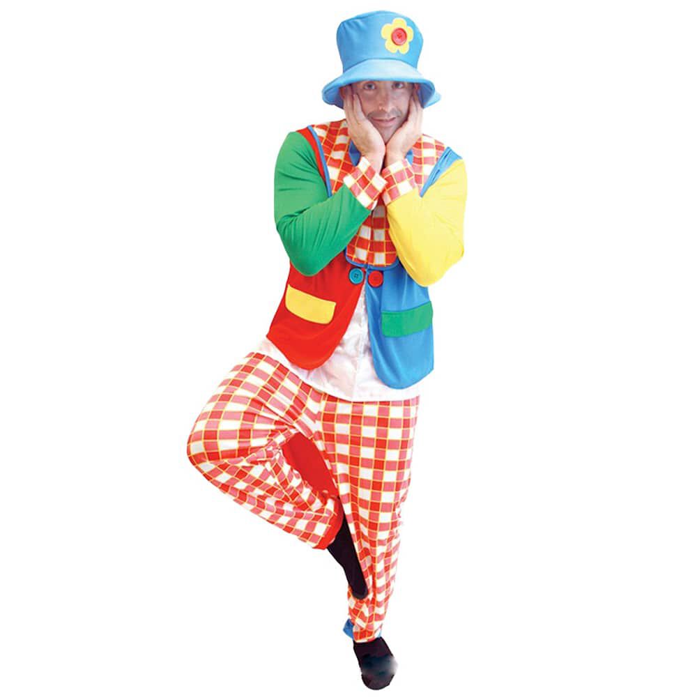 Disfraz Cosplay Payaso Bufon Adulto image number 2.0