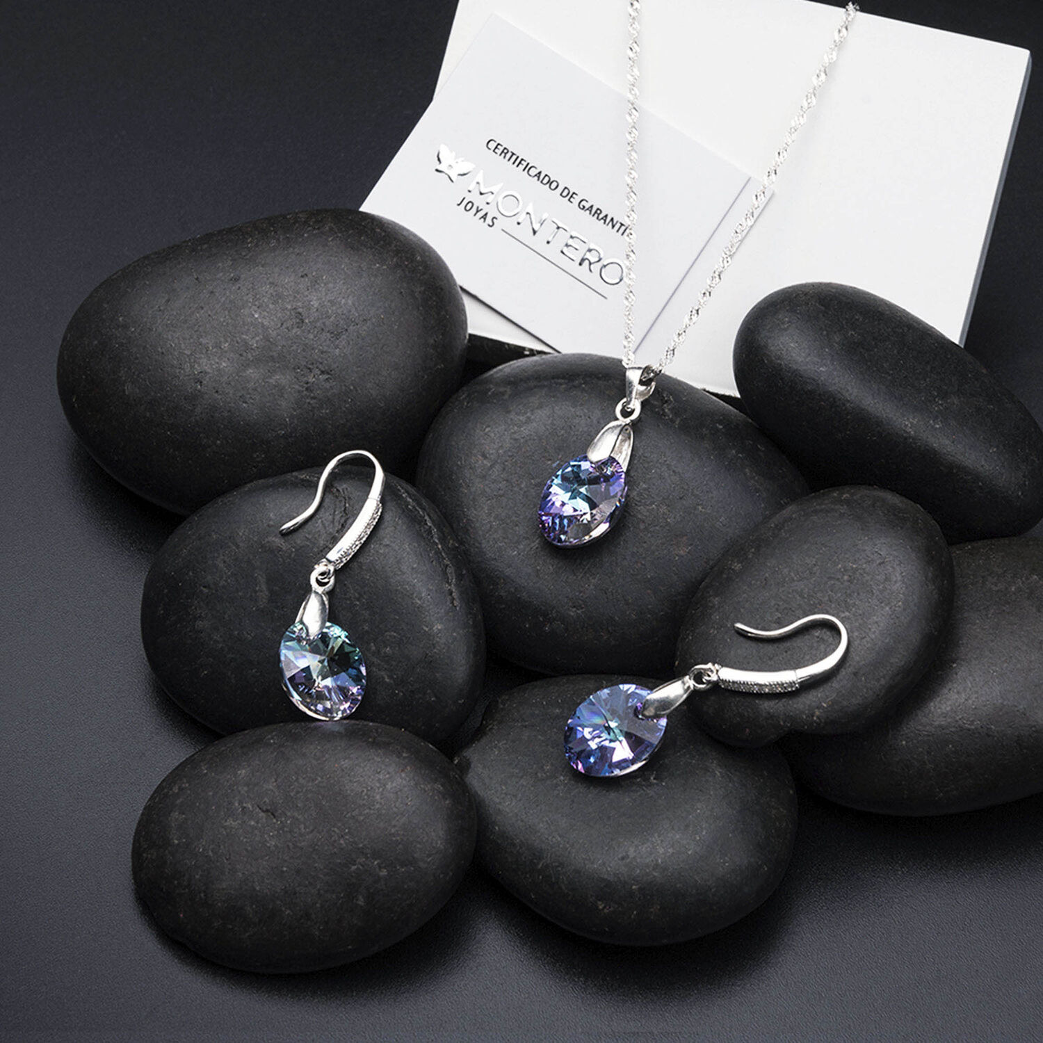 Conjunto Praga Cristales Genuinos Vitral Light image number 1.0