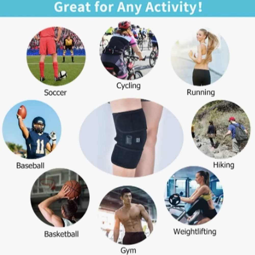Rodillera Para Artritis, Rodillera Para Terapia De Calor Color Negro image number 2.0