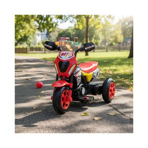 Moto El&eacute;ctrica Cross Rojo Bebesit