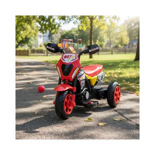 Moto El&eacute;ctrica Cross Rojo Bebesit
