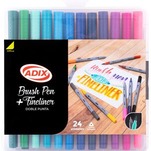 Set Marcadores Brush Pen/fineliner