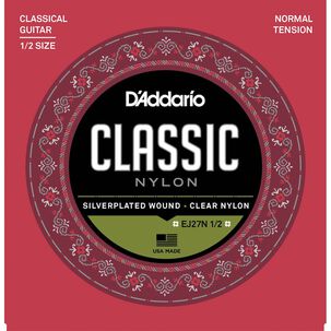Set De Cuerdas Nylon Cl&aacute;sica1/2 N.tensi&oacute;n Ej27n Daddario
