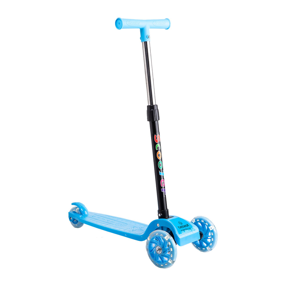 Scooter Monopatín Niño Regulable Plegable Xt03 Azul Bebesit image number 0.0