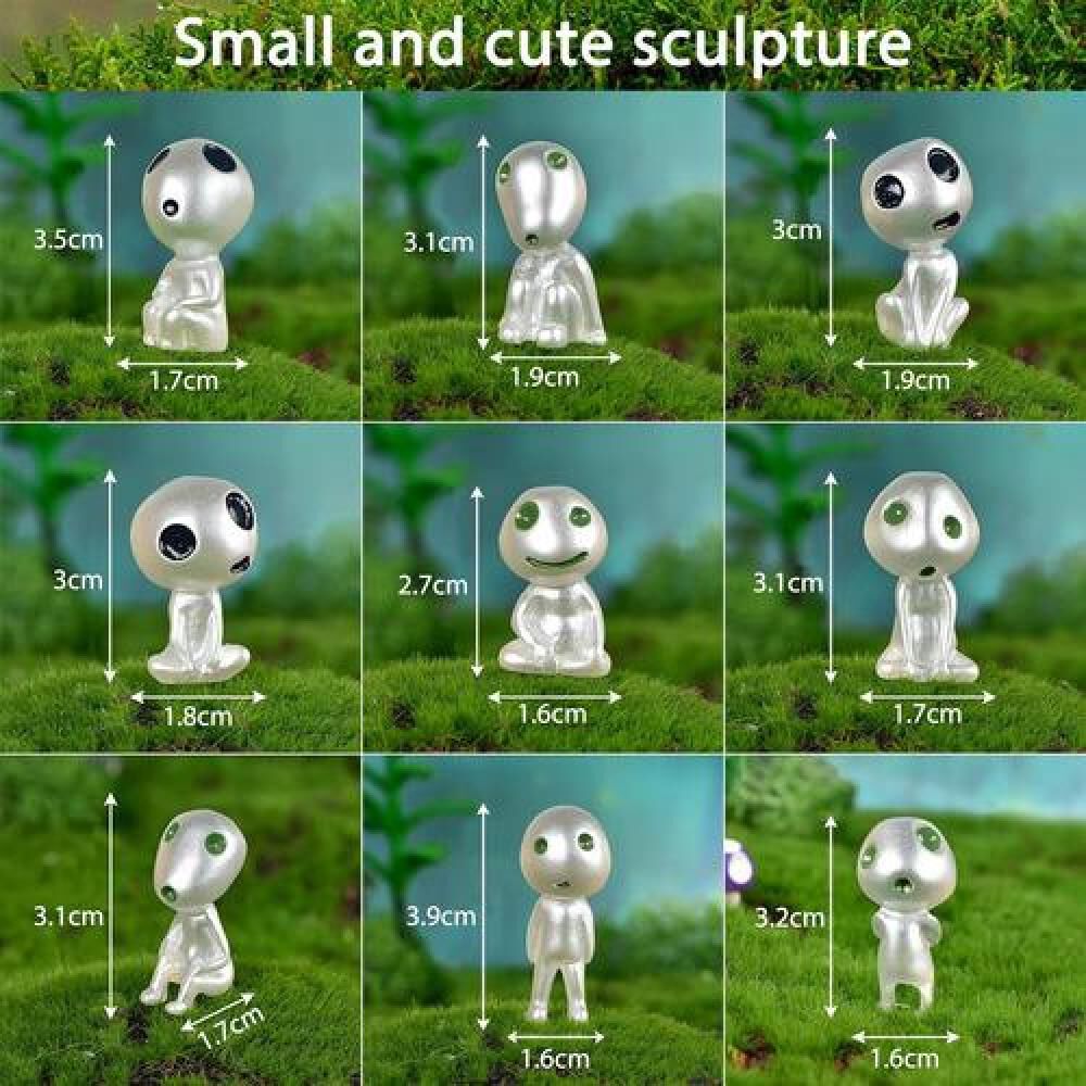 Adorno Jardín Mini Kodamas Luminosos Princesa Mononoke image number 4.0