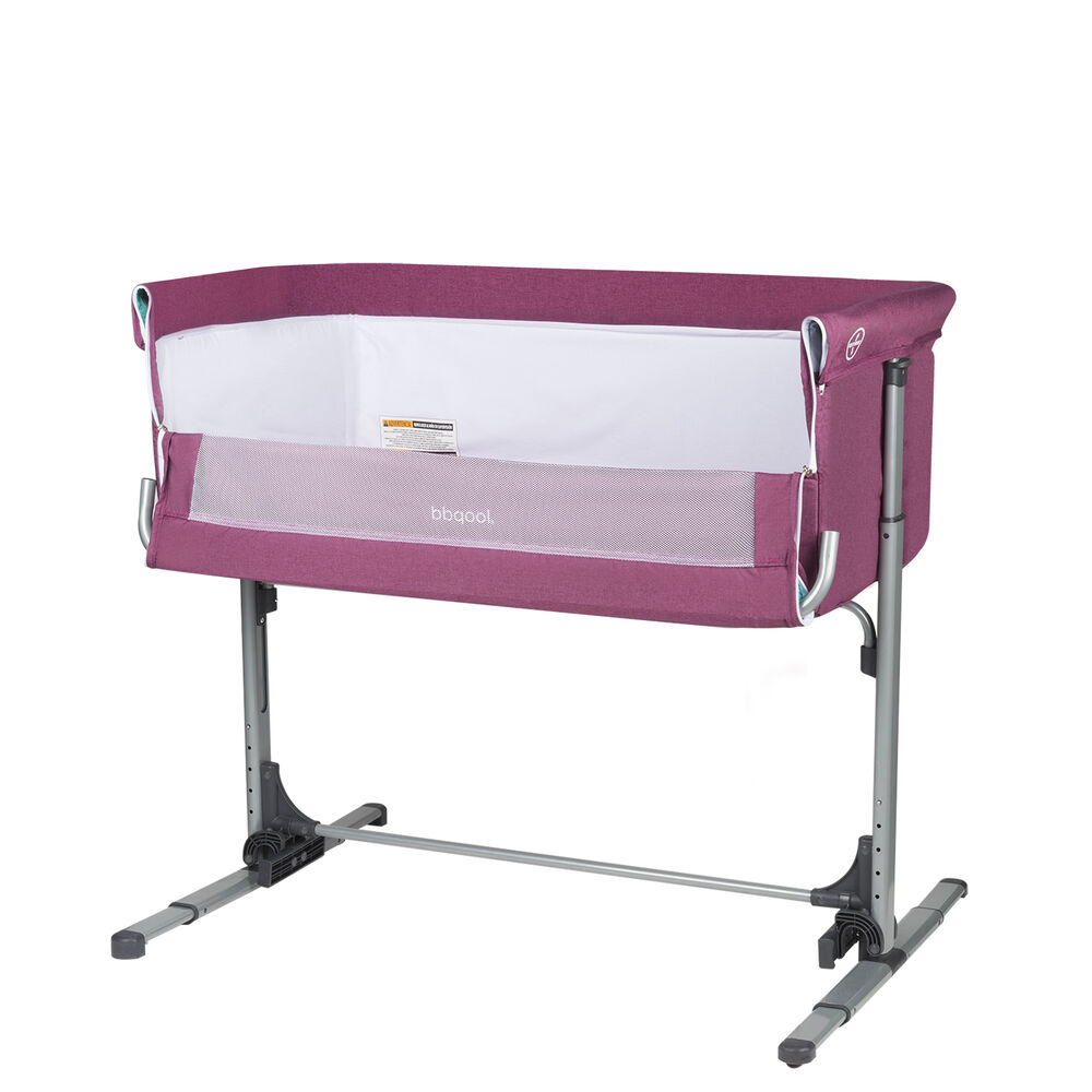 Cuna Colecho Mecedora Mosquitero Next2us Pink + Colch&oacute;n image number 3.0