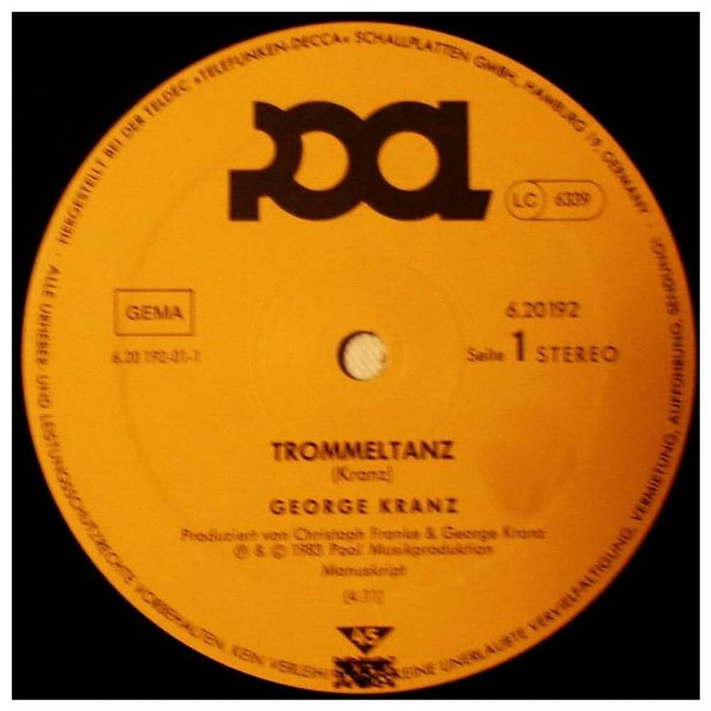 George Kranz - Trommeltanz | 12" Maxi Single Usado image number 2.0