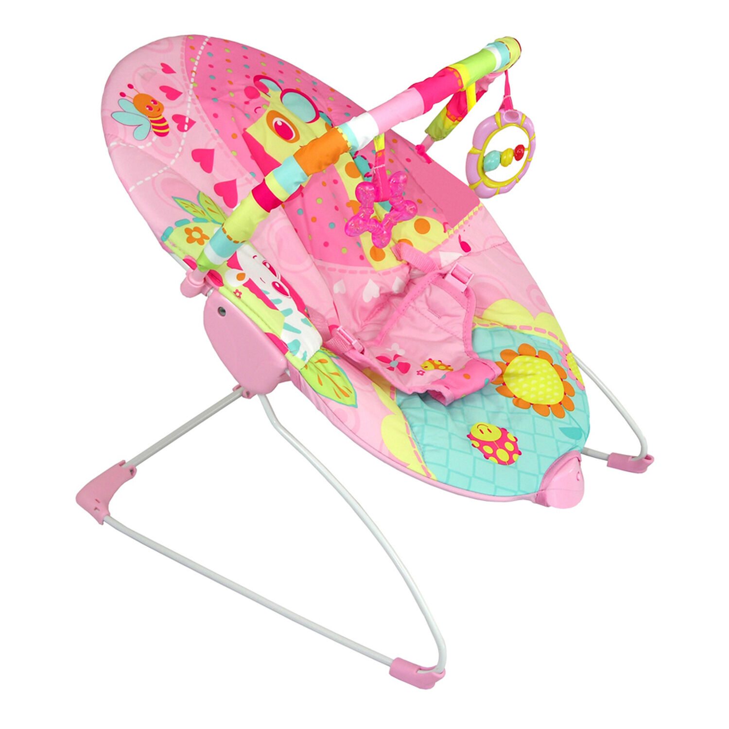 Silla Nido Bebesit Vibradora Rosado image number 0.0