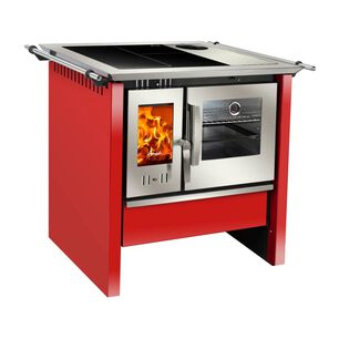 Cocina A Leña Amesti Allegra Vitrox Roja