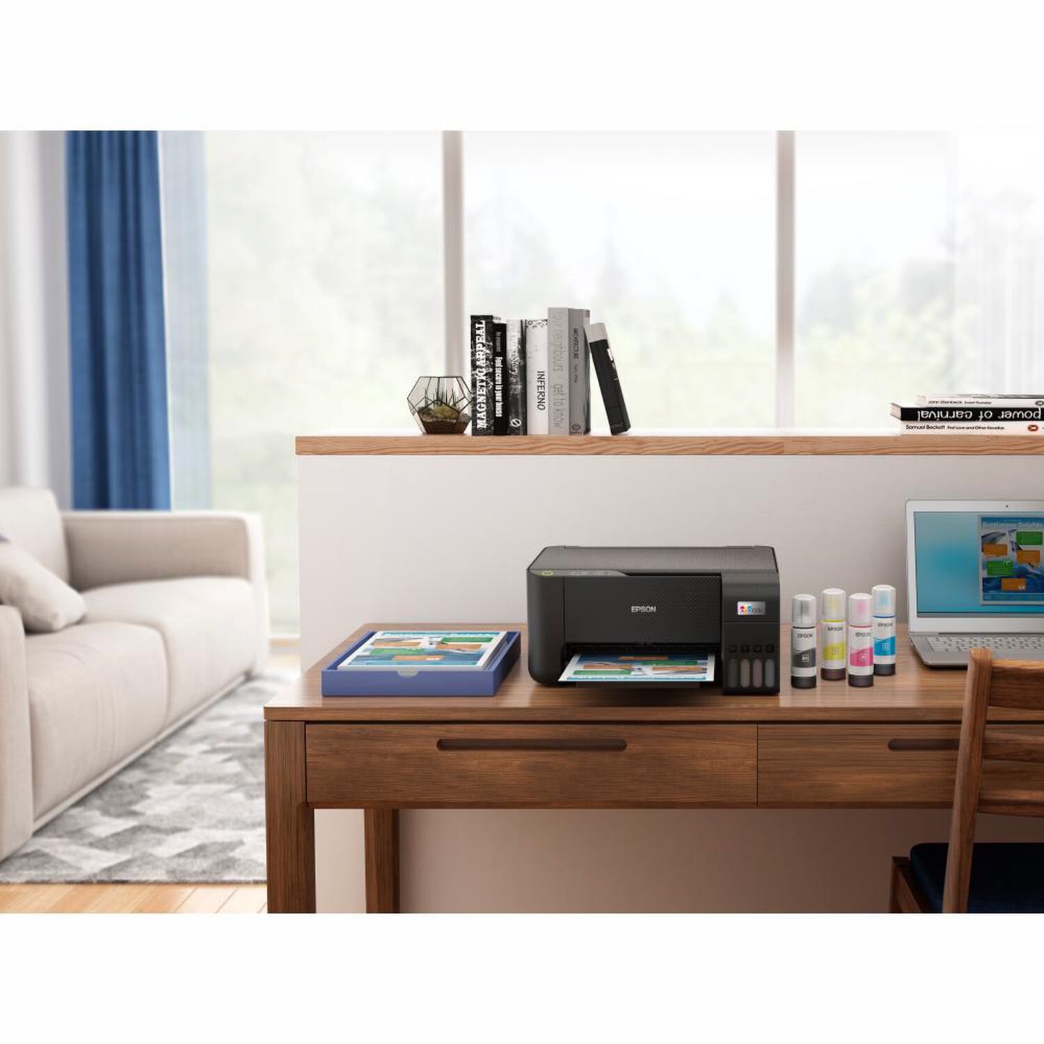 Impresora Multifuncional Epson Ecotank L3210 / Incluye tintas image number 6.0
