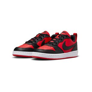 Zapatilla Urbana Ni&ntilde;o Nike Court Borough Low Recraft Negro/rojo