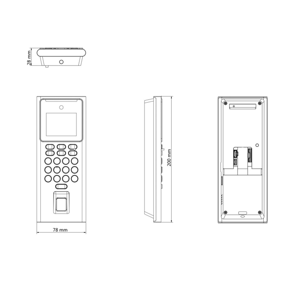 Control Acceso Facial Hikvision Minmoe / Huella/tarjeta/ Pin image number 5.0
