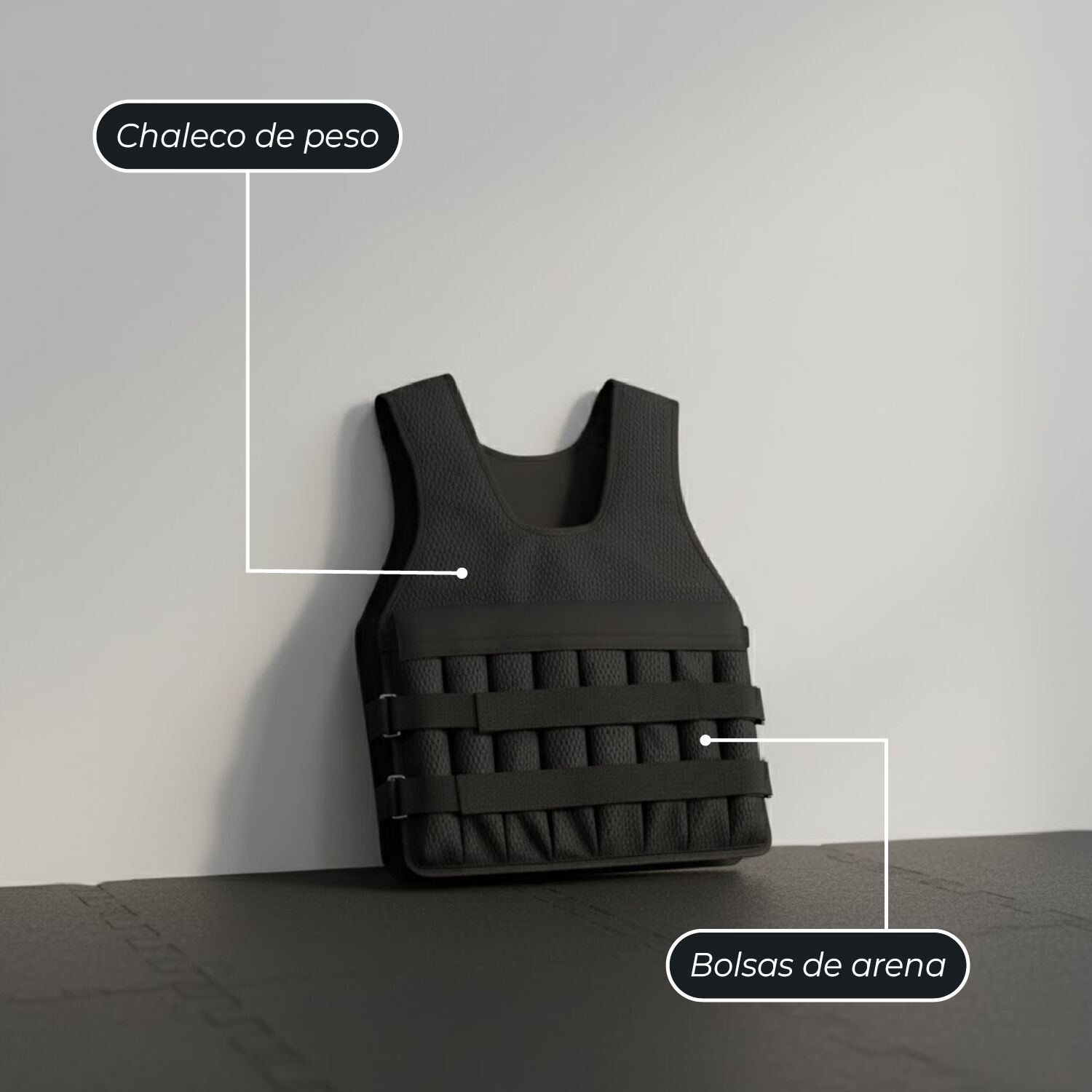 Chaleco De Peso 10 Kg Lastre Ajustable Pro Entrenamiento image number 3.0