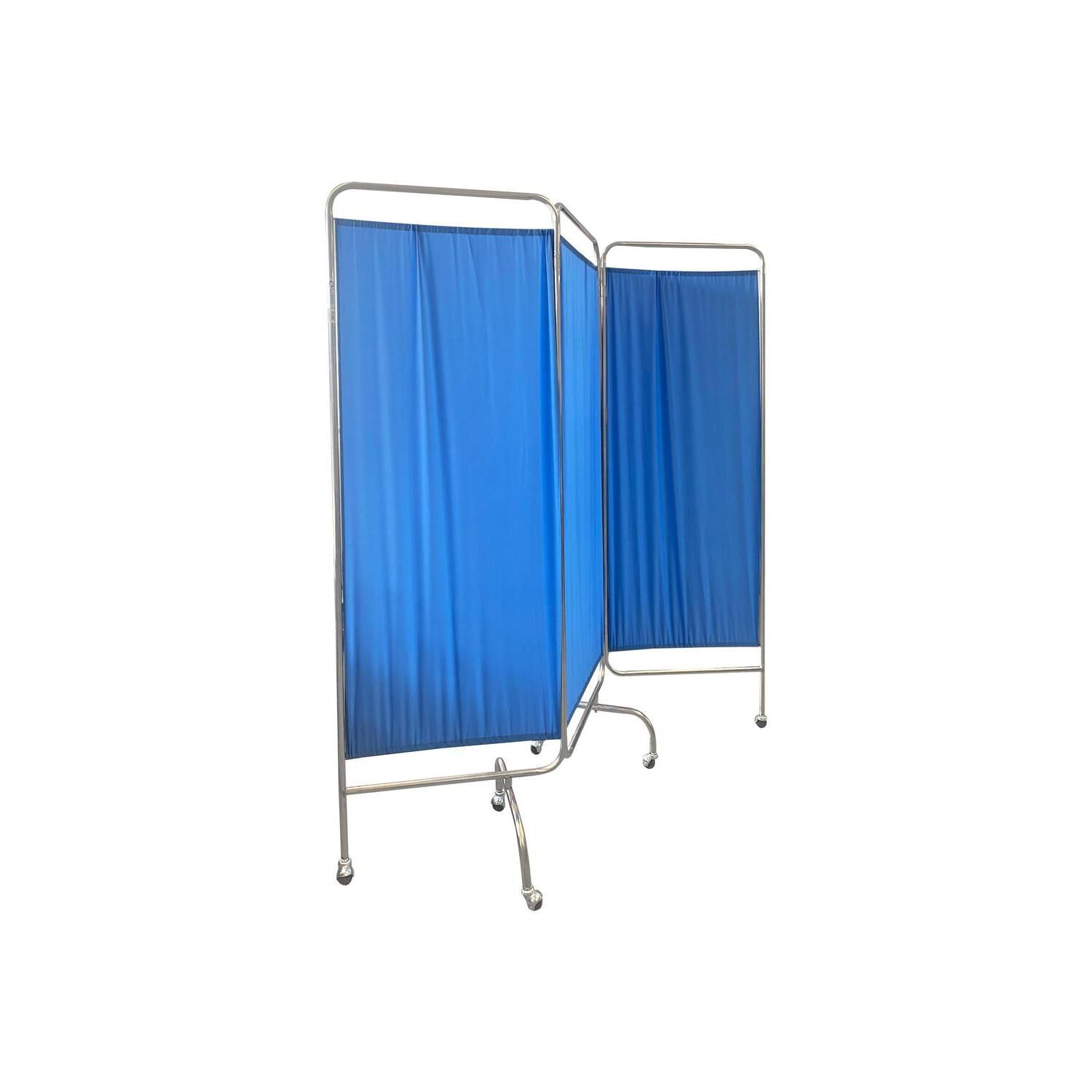 Biombo Separador 3 Cuerpos Acero Inoxidable Azul image number 1.0