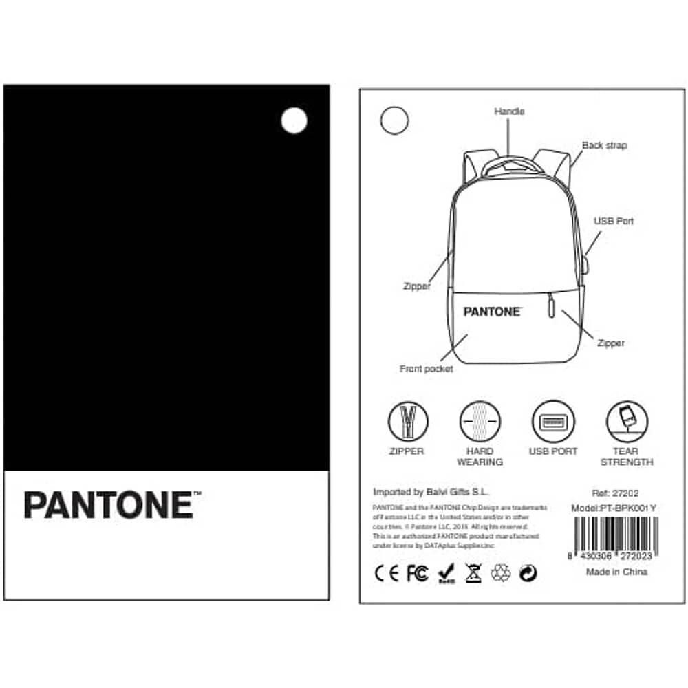 Mochila Rosada Pantone De Notebooks 16&rdquo; + Cable De Carga Usb image number 4.0