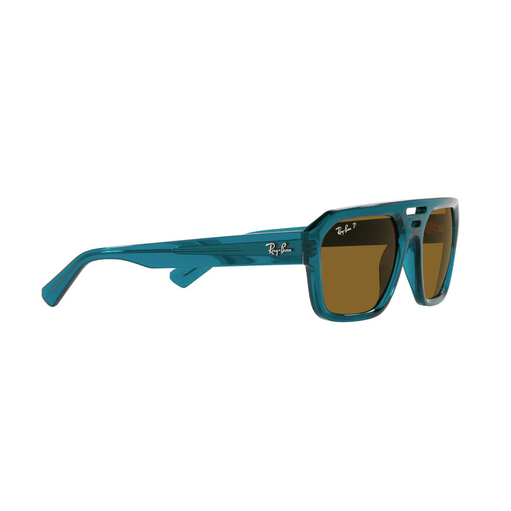 Lentes De Sol Corrigan Transparent Light Blue Polarizados Bio-based Sustentable Ray-ban image number 10.0