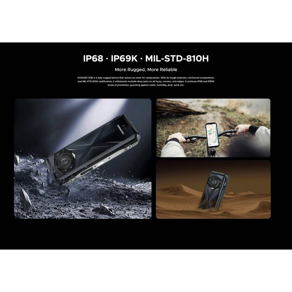 Doogee S118 - Celular Rugged Resistente Android 14, 8+512gb image number 7.0