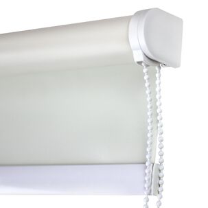 Cortina Roller Black Out Blanco 105x240 Cm