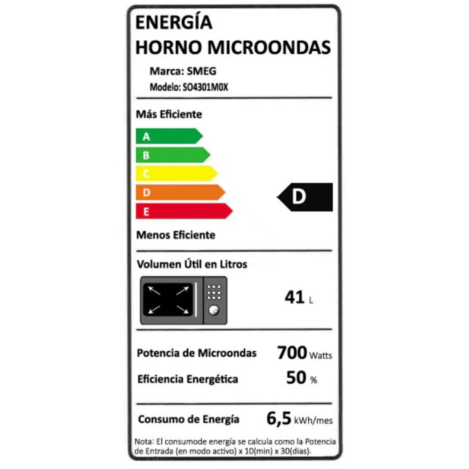 Horno Microondas Compacto 45cm So4301m0x Smeg image number 7.0