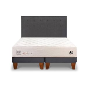Cama Europea Cic Cocopedic / 2 Plazas / Base Dividida + Respaldo