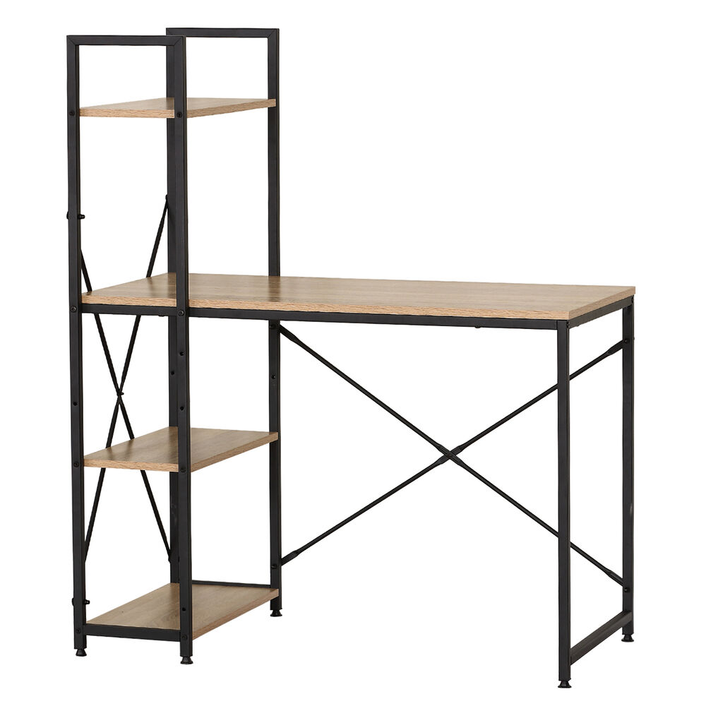 Escritorio Industrial Iron Con Repisas 120x100x52 Cm image number 0.0