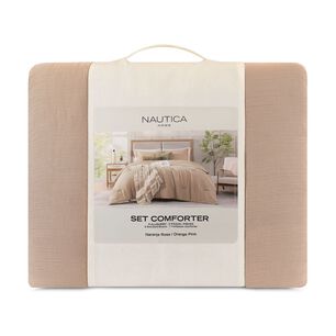 Cubrecama Queen Nautica Home Reversible + Fundas