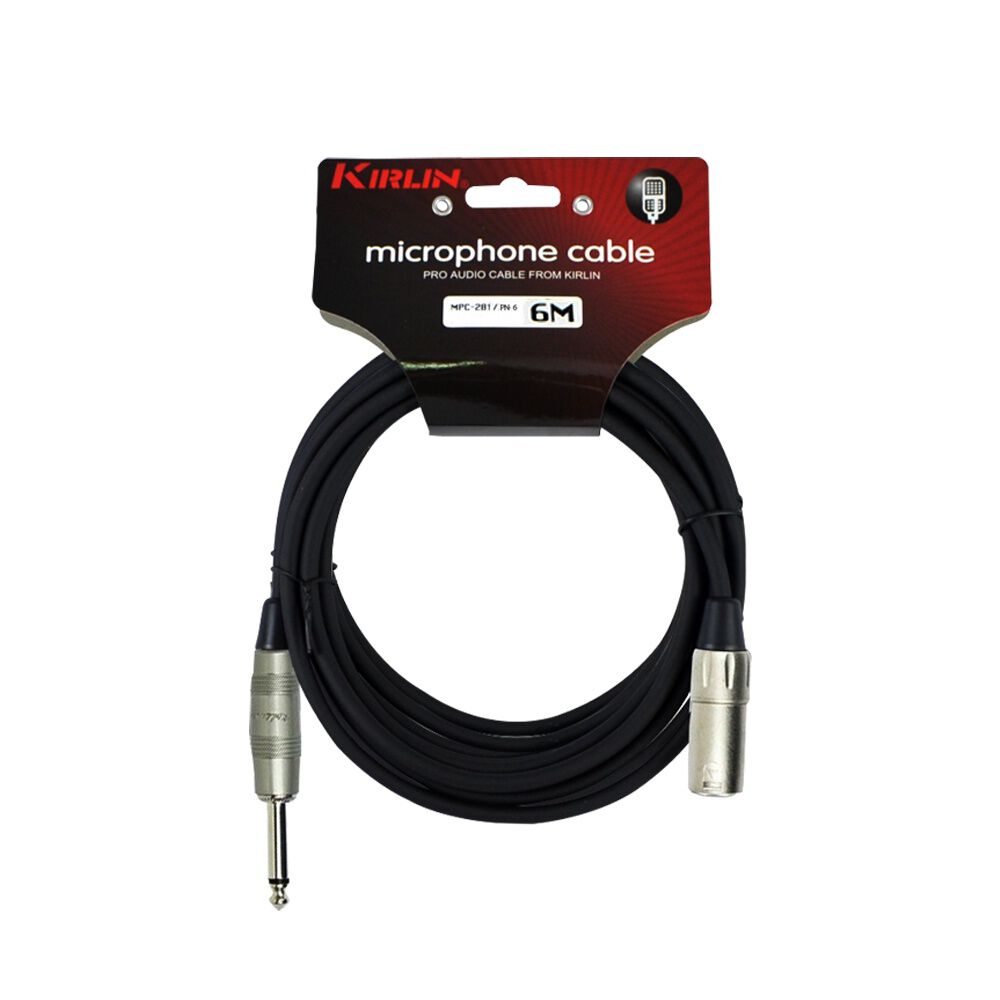 Cable Micr&oacute;fono Kirlin Xlr (m)- Plug 6m Mpc-281pn-6 image number 0.0
