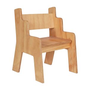 Silla Infantil Natural 25x35x35 Cm M&aacute;xima Design