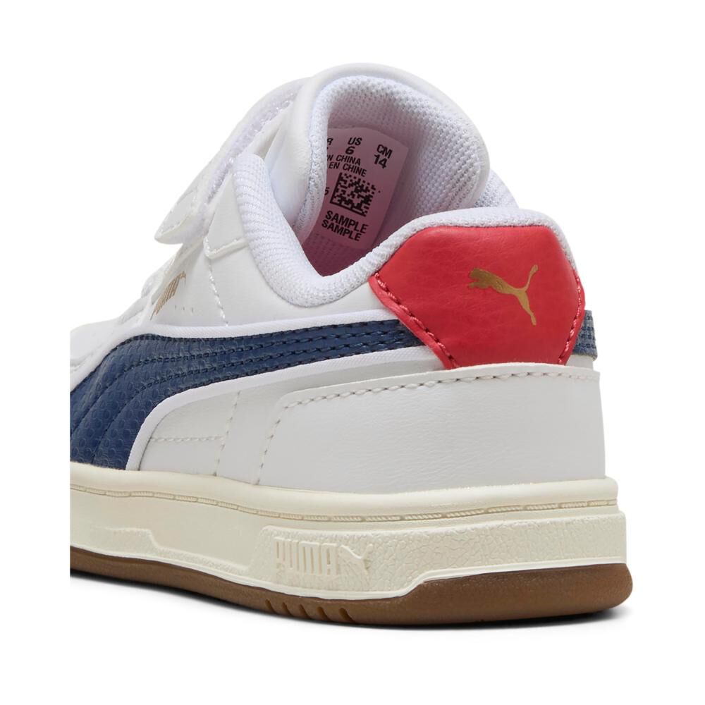 Zapatilla Urbana Unisex Puma Caven Iii Retro Ac+ Inf White-blue Jewel-gum image number 3.0