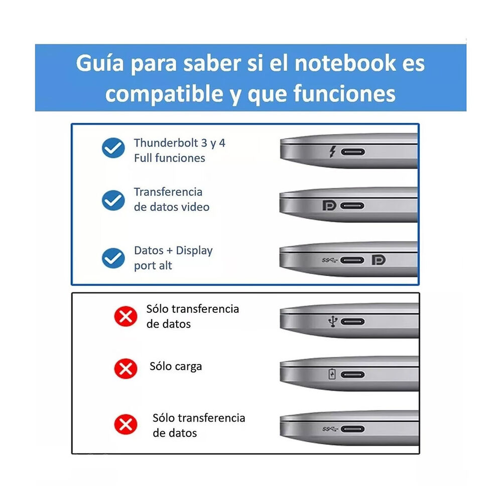 Linkon Hub Usb-c 6 En 1 Hdmi 4k Microsd Tf Gris image number 3.0