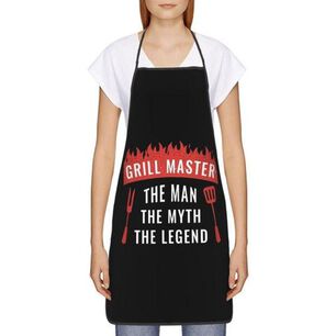 Delantal Divertido Rey Master De La Parrilla King Master