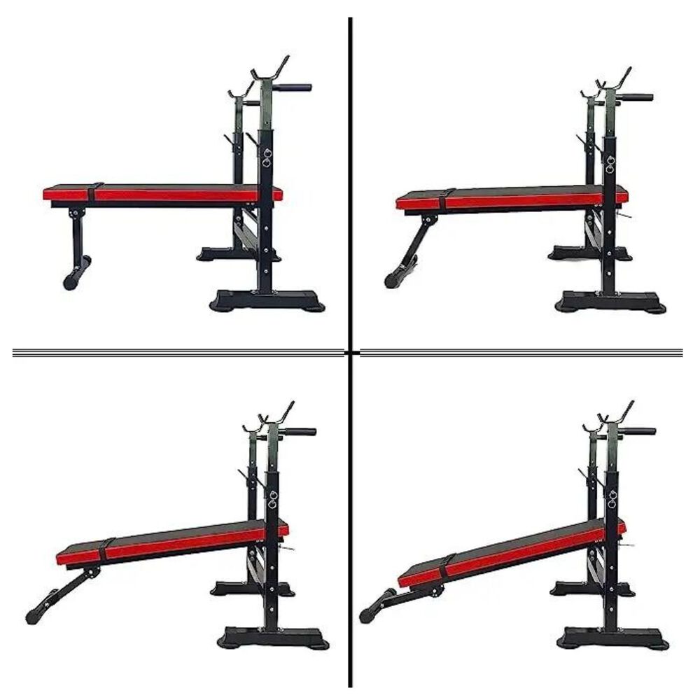 Press Banca Abdominal Reclinable Para Pesas Con Rack L image number 5.0