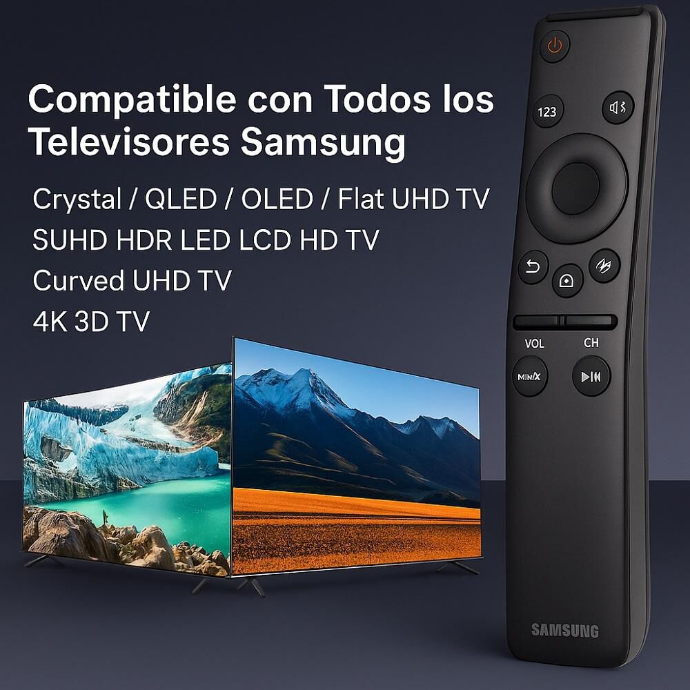 Control Generico Compatible Para Samsung Smart Uhd Tv 4k image number 1.0