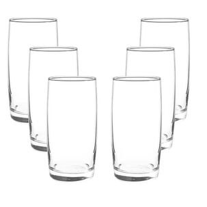 Set 6 Vasos Altos Modelo Monterrey Transparente De 445ml