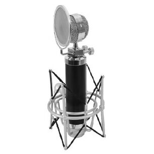 Kit Microfono Estudio Antipop Soporte Metalico