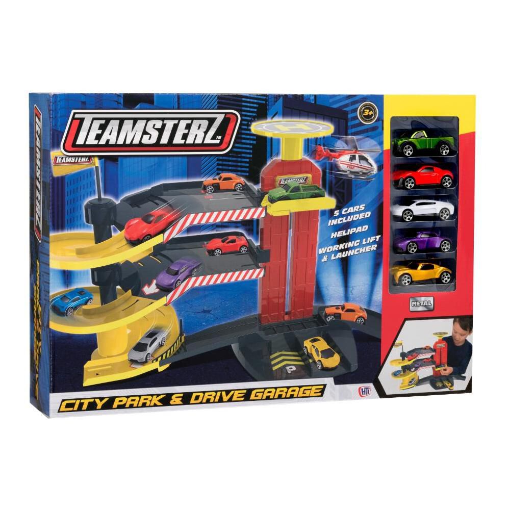 Auto De Juguete Teamzter City Park And Drive Garage image number 0.0