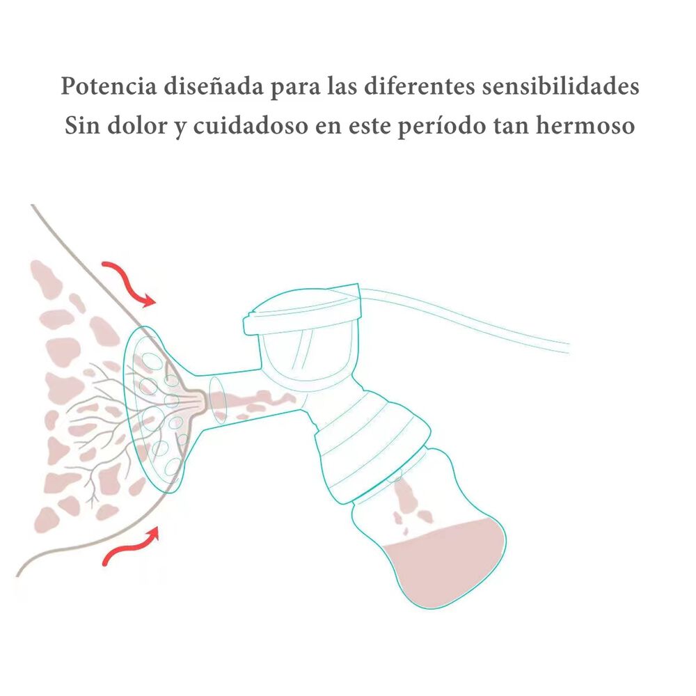 Extractor De Leche El&eacute;ctrico 9 Niveles Inalambrico Lubabycas image number 9.0