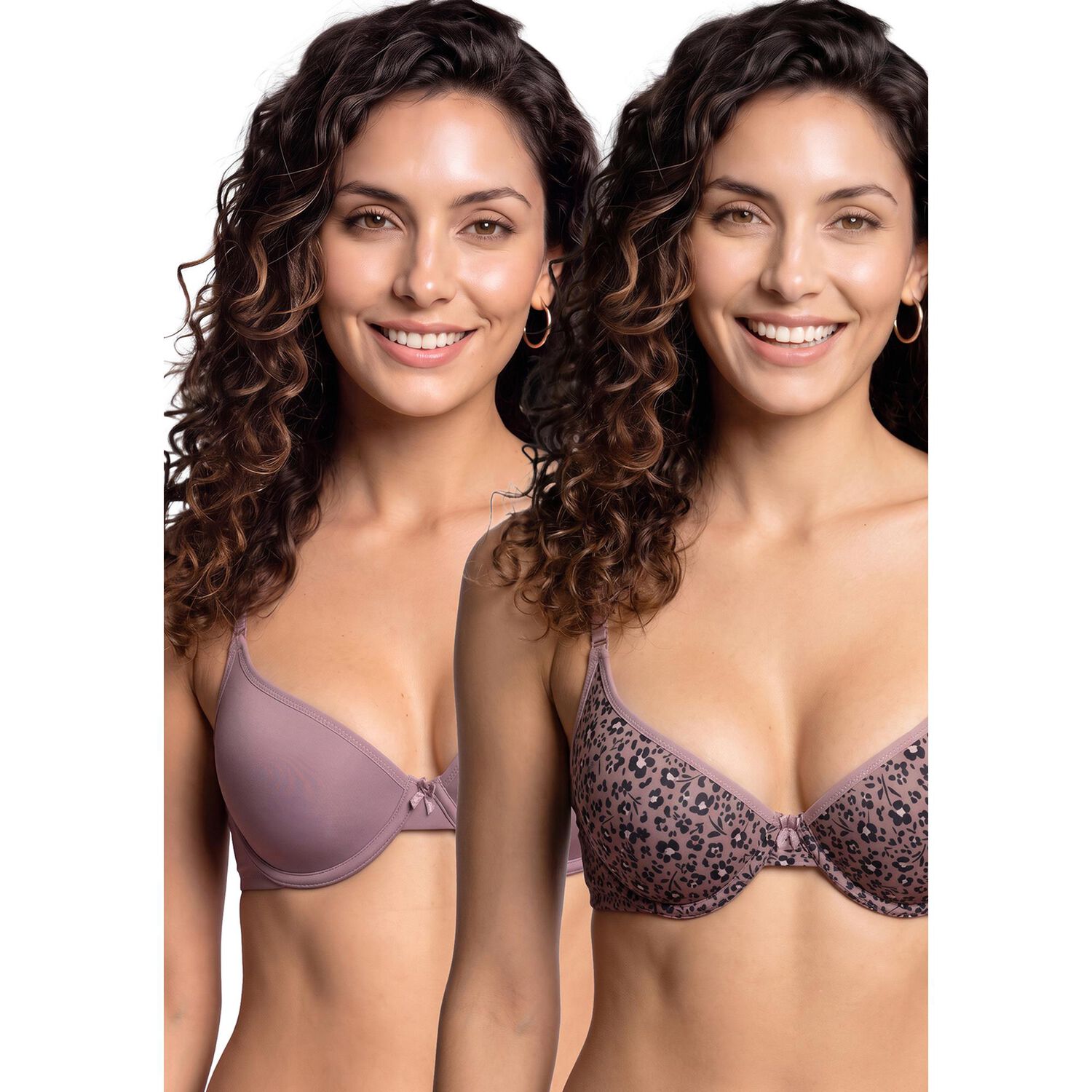 Pack 2 Sostenes Push Up Mujer Kayser P250.023-mor1 image number 0.0