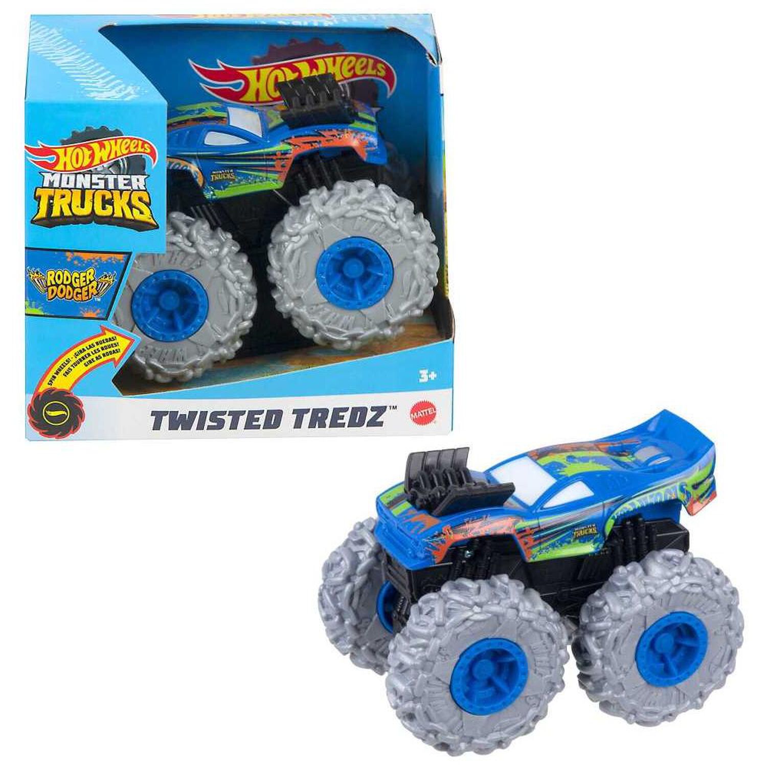Auto Hot Wheels Escala 1:43 Llantas Todo Terreno Producto Surtido Color No A Elecci&oacute;n image number 2.0