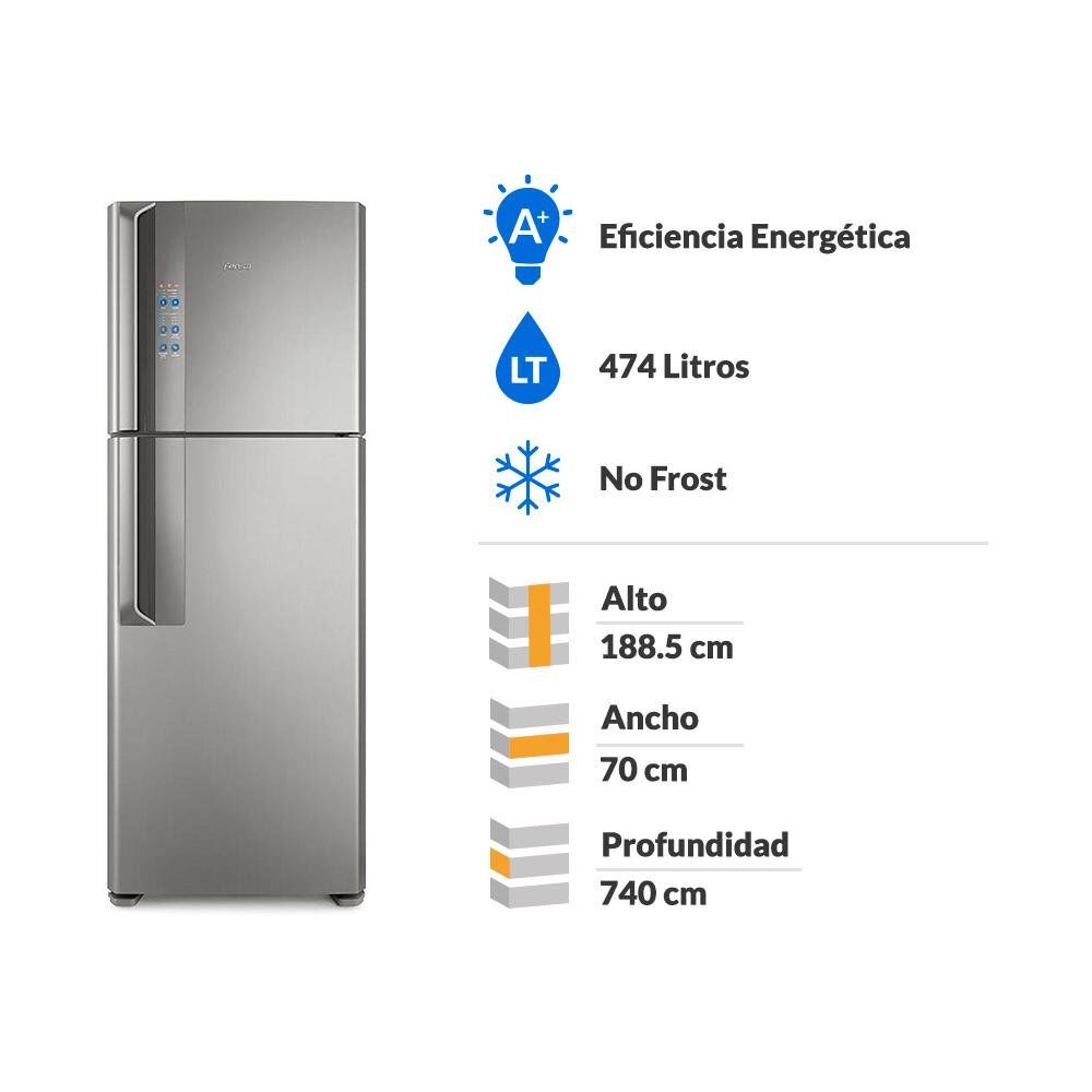 Refrigerador Top Freezer Fensa DF56S / No Frost / 474 Litros / A+ image number 1.0
