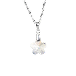 Collar Florencia Cristal Genuino Aurora Boreal
