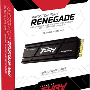 Ssd Kingston Fury Renegade 2tb M.2 Nvme Pcie 4.0 Disipador