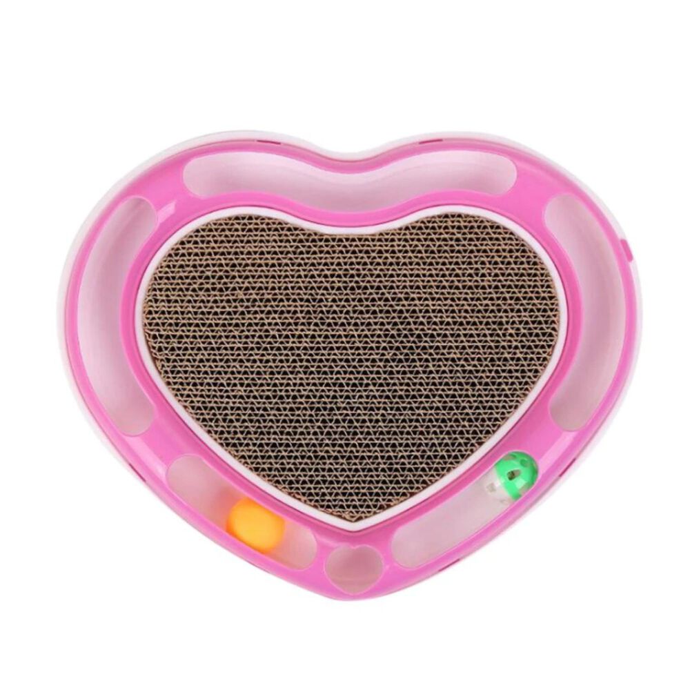 Juguete Interactivo Placa De Agarre Para Gatos Forma Corazon image number 0.0