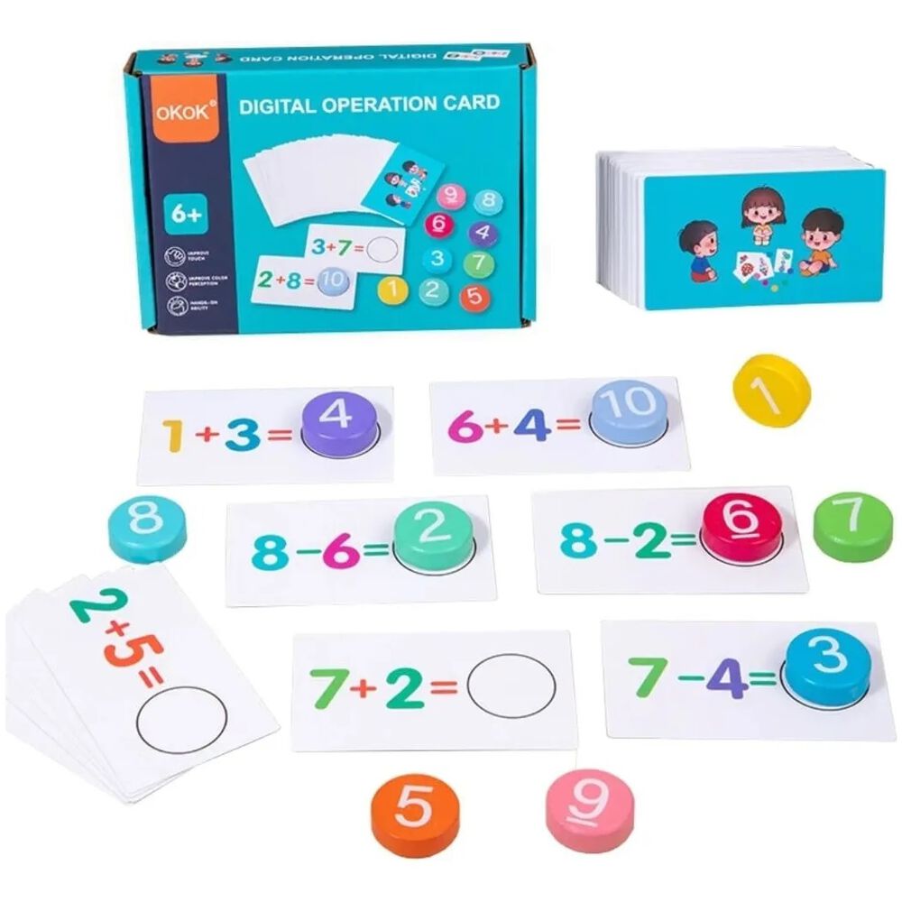 Juguete Didáctico Aprendizaje Matemático Sumar Restar Niños image number 0.0