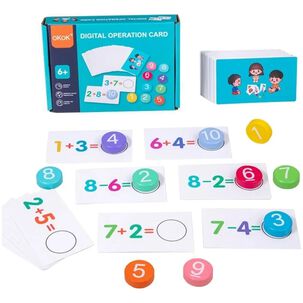 Juguete Didáctico Aprendizaje Matemático Sumar Restar Niños